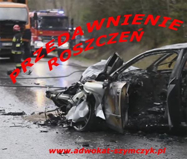 Adwokat od odszkodowań drogowych, komunikacyjnych, wypadek